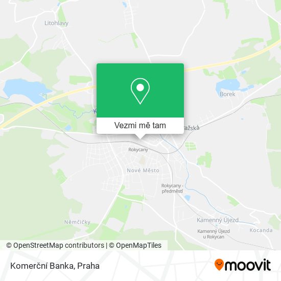 Komerční Banka mapa