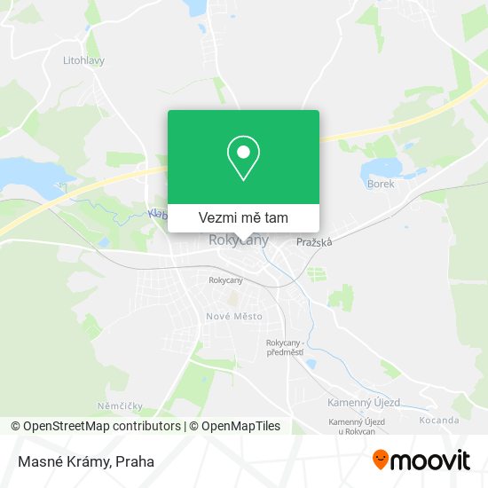Masné Krámy mapa