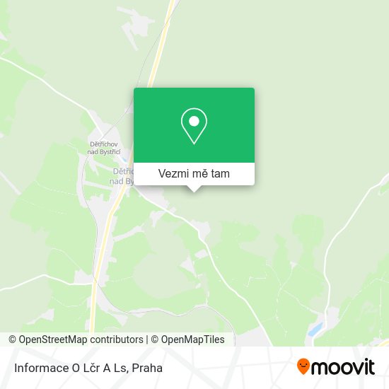 Informace O Lčr A Ls mapa