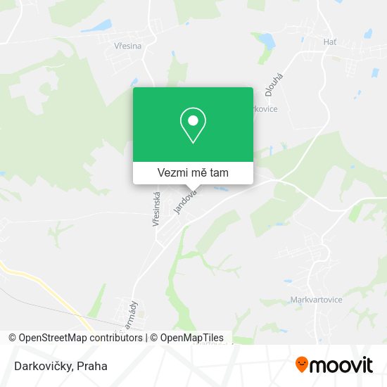 Darkovičky mapa