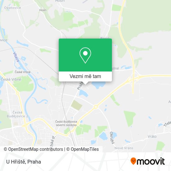 U Hřiště mapa