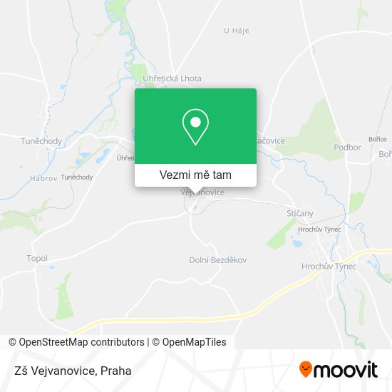 Zš Vejvanovice mapa