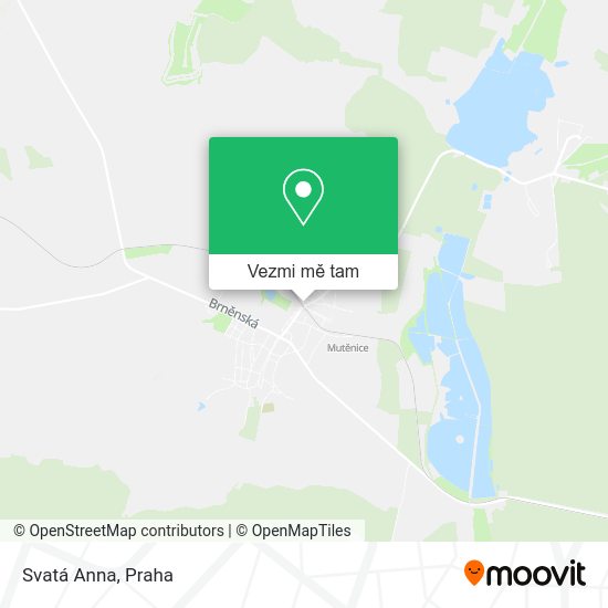 Svatá Anna mapa
