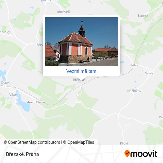 Březské mapa