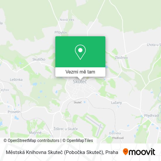 Městská Knihovna Skuteč (Pobočka Skuteč) mapa