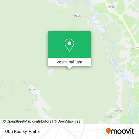 Obří Kostky mapa