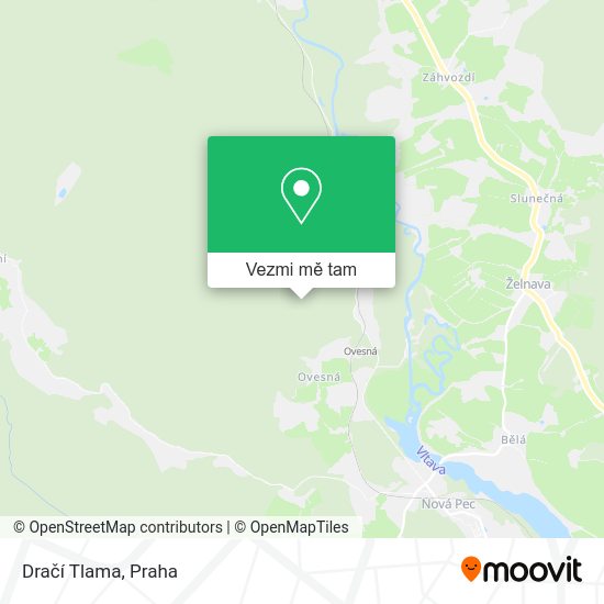 Dračí Tlama mapa