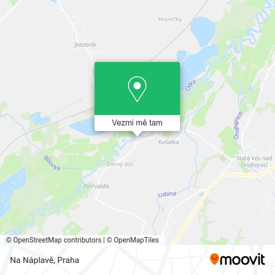 Na Náplavě mapa
