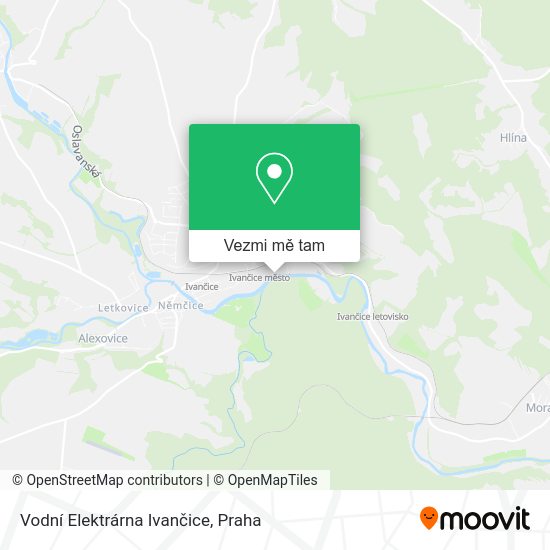 Vodní Elektrárna Ivančice mapa