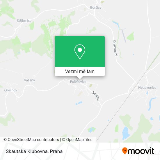 Skautská Klubovna mapa