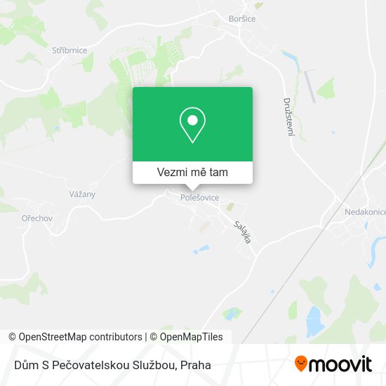 Dům S Pečovatelskou Službou mapa