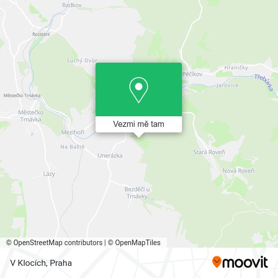 V Klocích mapa