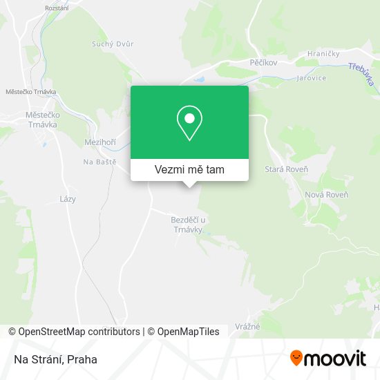 Na Strání mapa