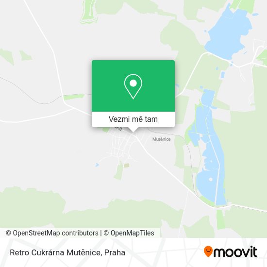 Retro Cukrárna Mutěnice mapa