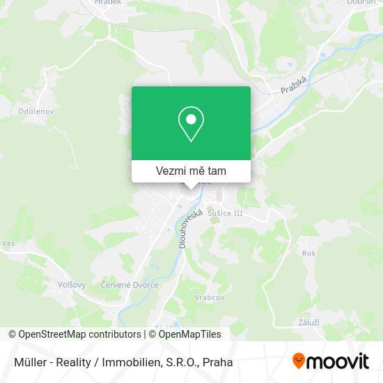 Müller - Reality / Immobilien, S.R.O. mapa