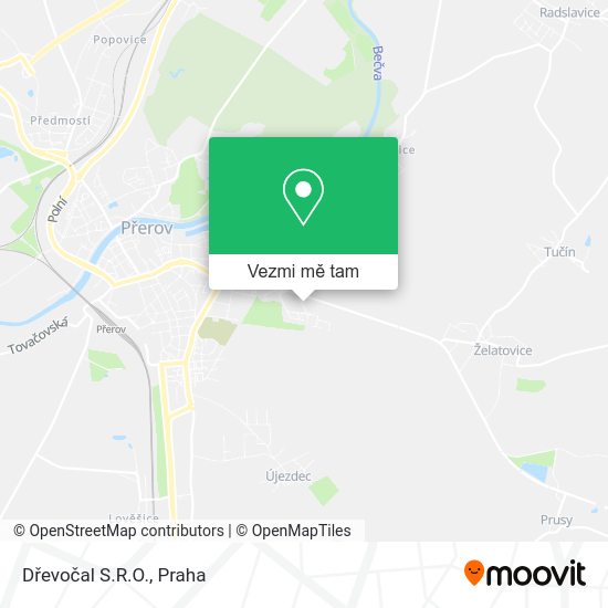 Dřevočal S.R.O. mapa