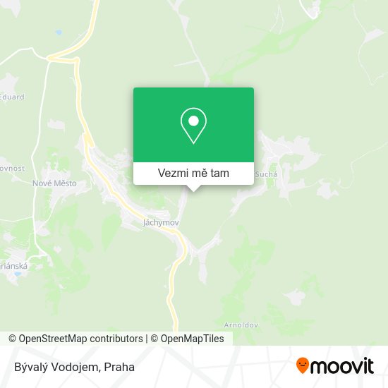 Bývalý Vodojem mapa