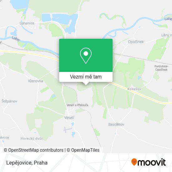 Lepějovice mapa