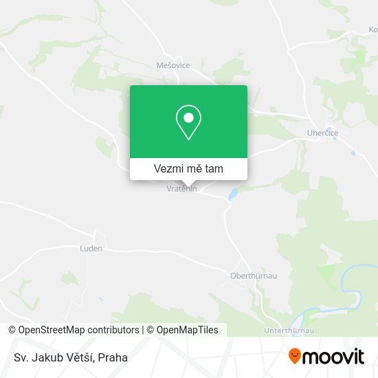 Sv. Jakub Větší mapa