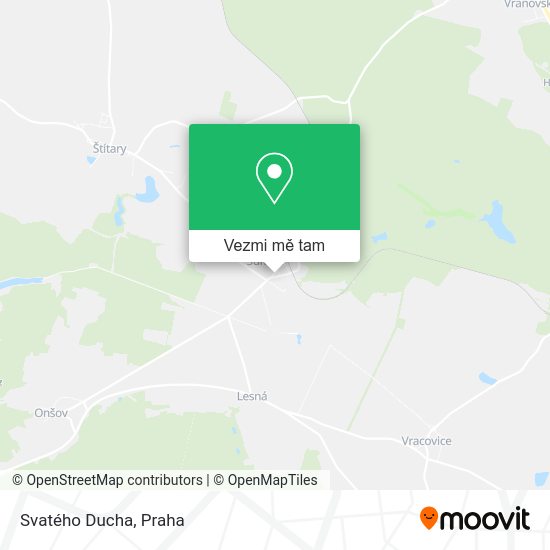 Svatého Ducha mapa
