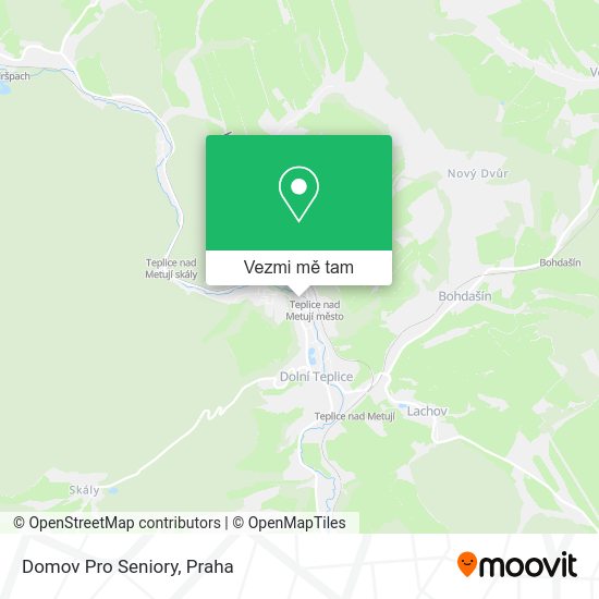 Domov Pro Seniory mapa