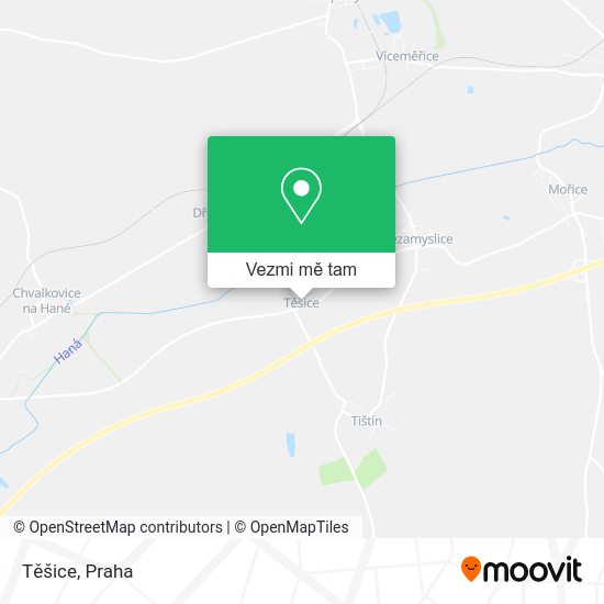 Těšice mapa
