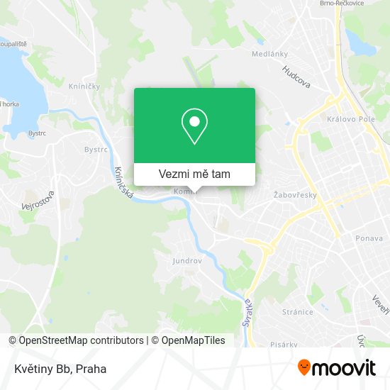 Květiny Bb mapa
