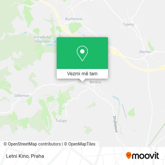 Letní Kino mapa