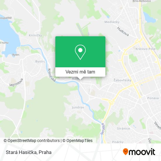 Stará Hasička mapa
