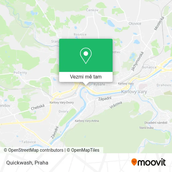 Quickwash mapa