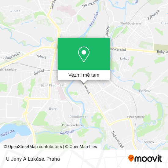 U Jany A Lukáše mapa
