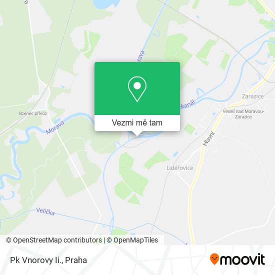 Pk Vnorovy Ii. mapa