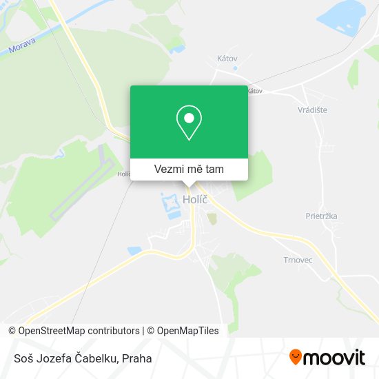 Soš Jozefa Čabelku mapa