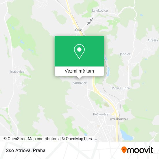Sso Atriová mapa