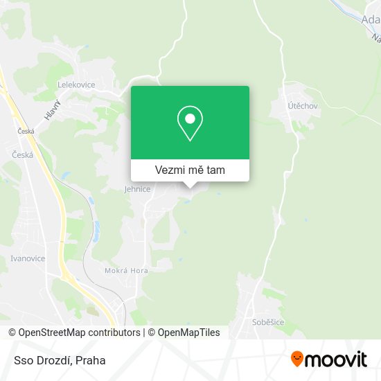 Sso Drozdí mapa