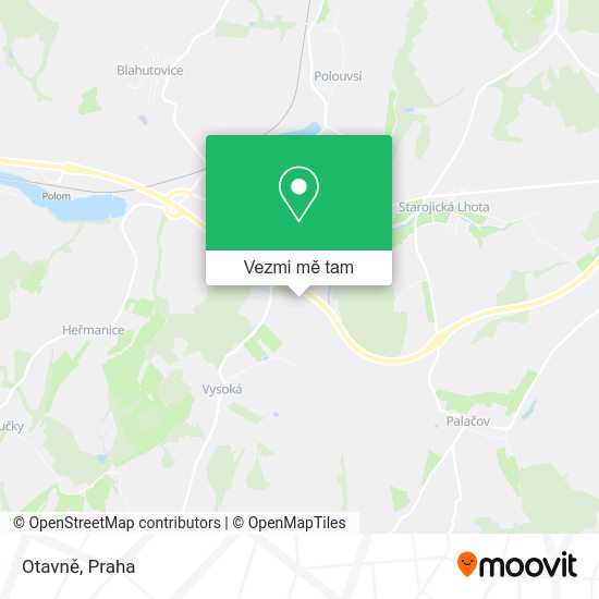 Otavně mapa