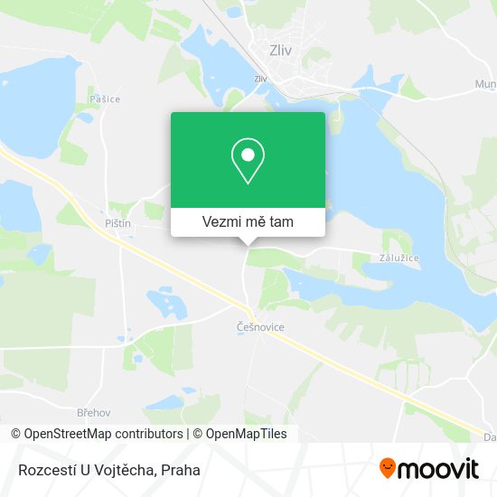 Rozcestí U Vojtěcha mapa