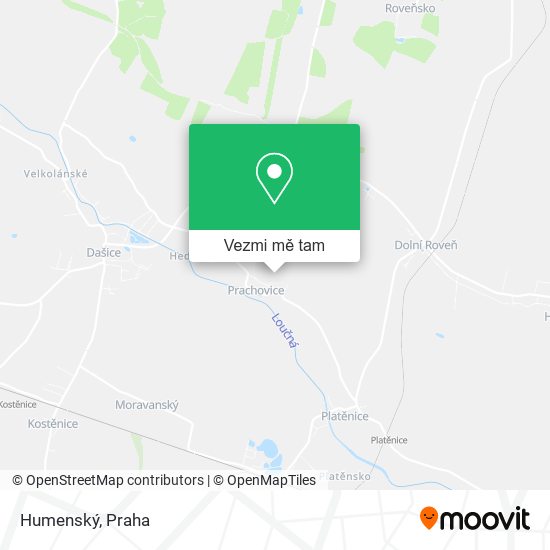 Humenský mapa