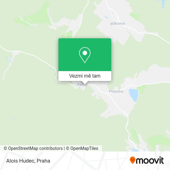 Alois Hudec mapa
