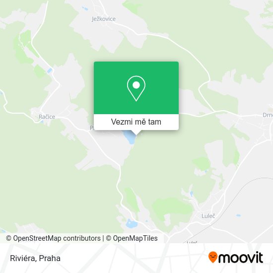 Riviéra mapa