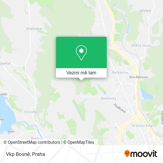 Vkp Bosně mapa