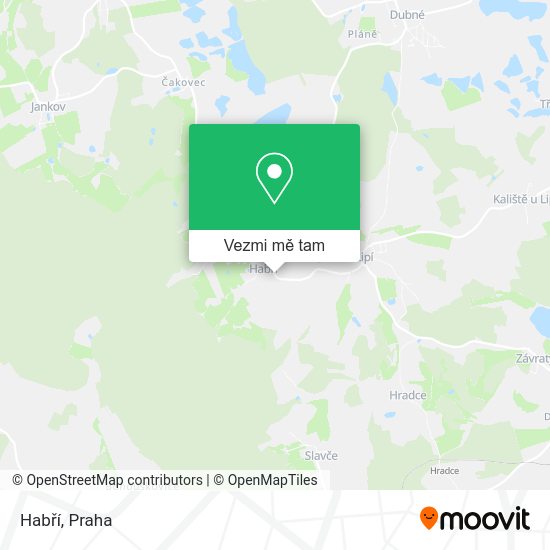 Habří mapa