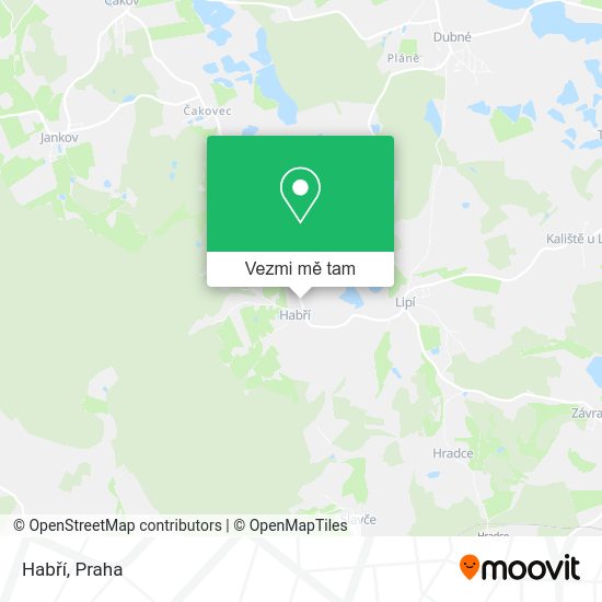 Habří mapa