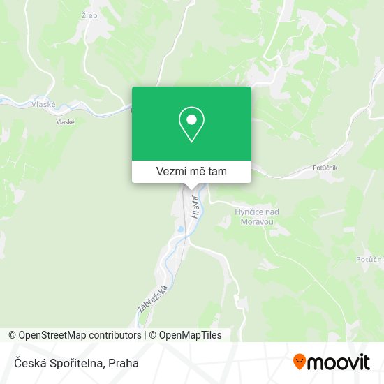 Česká Spořitelna mapa
