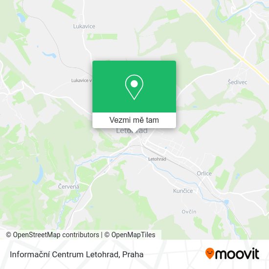 Informační Centrum Letohrad mapa