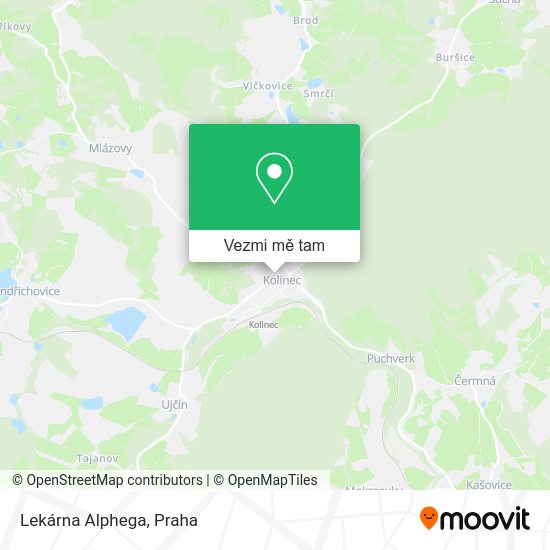 Lekárna Alphega mapa