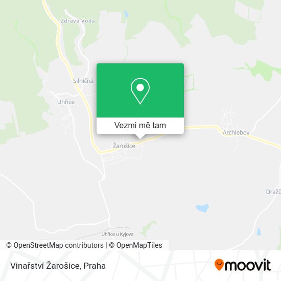 Vinařství Žarošice mapa