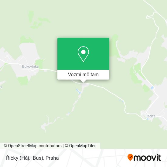 Říčky (Háj., Bus) mapa