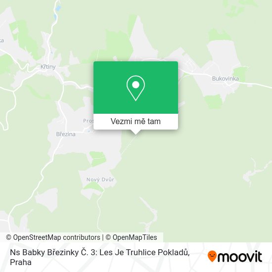 Ns Babky Březinky Č. 3: Les Je Truhlice Pokladů mapa