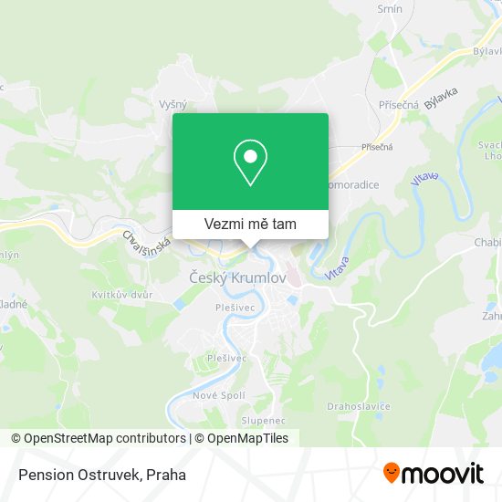 Pension Ostruvek mapa